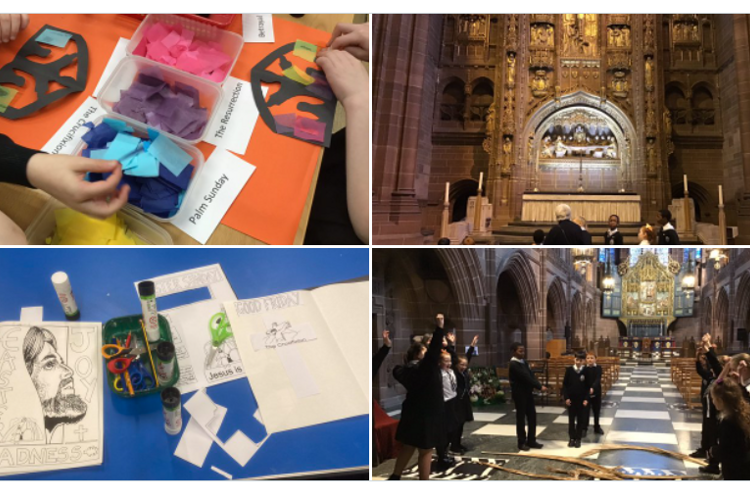 Year 4 Easter workshop at Cathedral